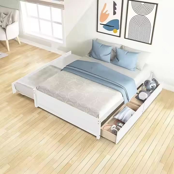 سرير بوحدات تخزين