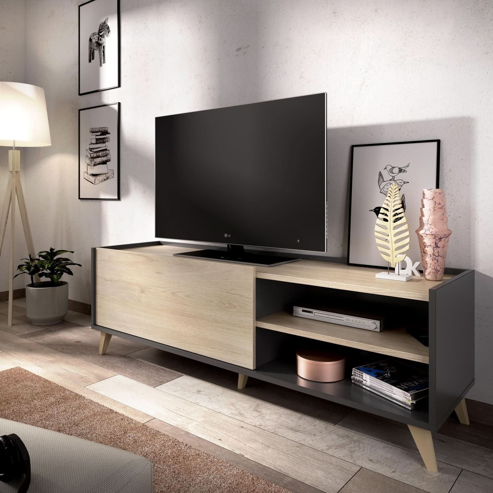 طاولة تلفاز بتصميم راقي