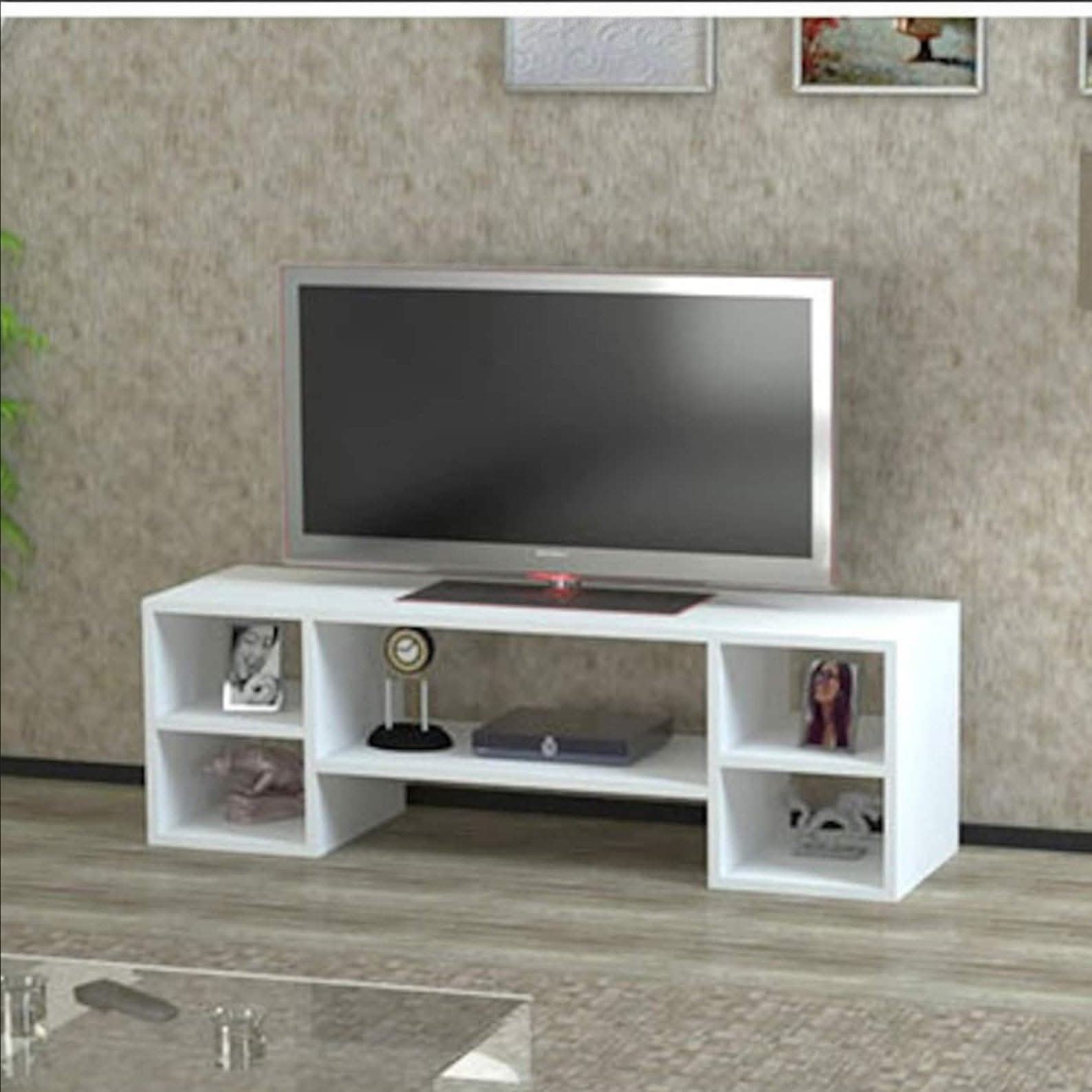 طاولة تلفازبخمس أرفف