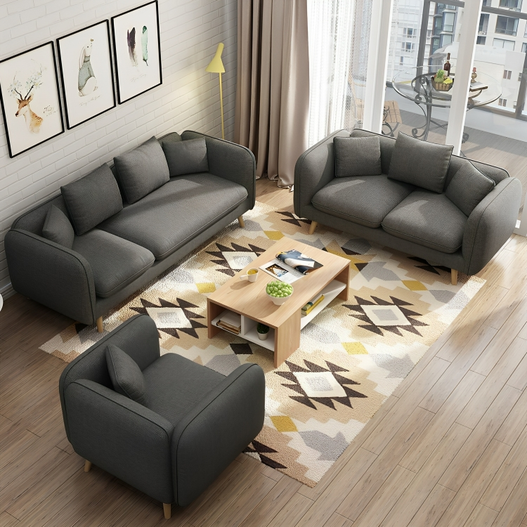 طقم كنب بتصميم حديث