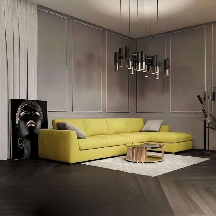 كنب زاوية بتصميم حديث